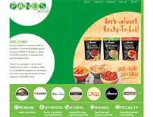 Tablet Screenshot of panosbrands.com